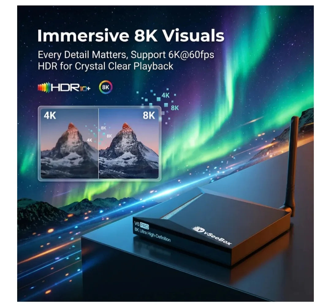 Vseebox V6 Pro Android Smart TV Box With Digital Tuner