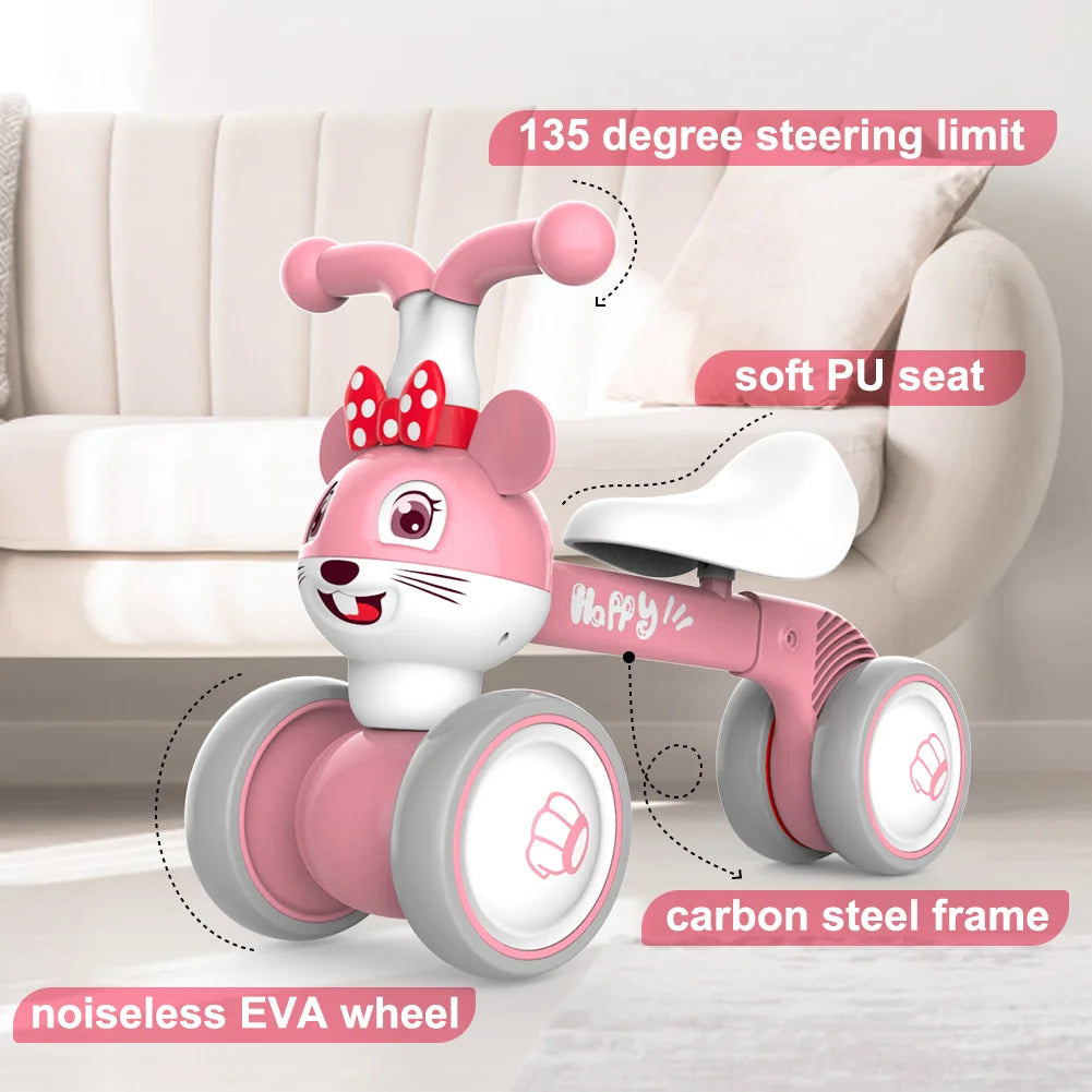 LLParty Premium Plastic Balance Bike For Young Children