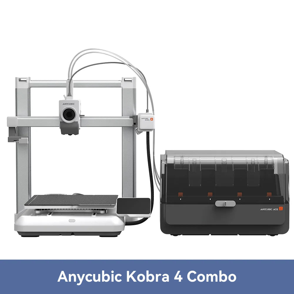 Anycubic Kobra 4 3D Printer With Ace 2 Pro Equipment