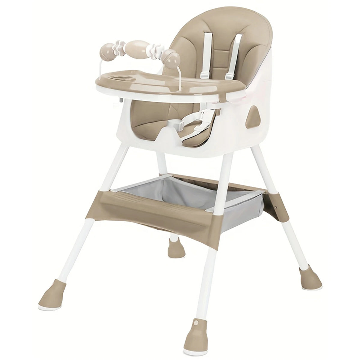 Piorlado Foldable Baby High Chair With Antislip Pad