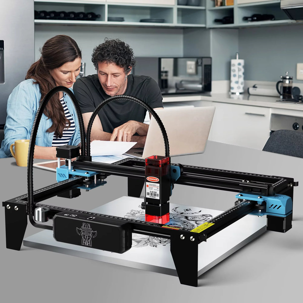 TwoTrees TTS-10 Pro Laser Engraver CNC Wood Cutting Machine