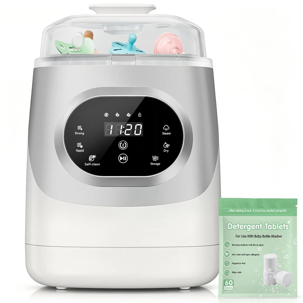 Countertop Baby Bottle Washer With Steam Sterilizer And Dryer