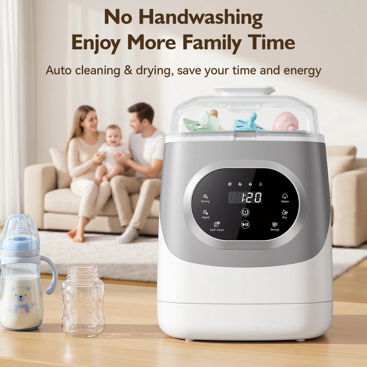 Baby Bottle Washer Sterilizer And Dryer Multifunction Machine