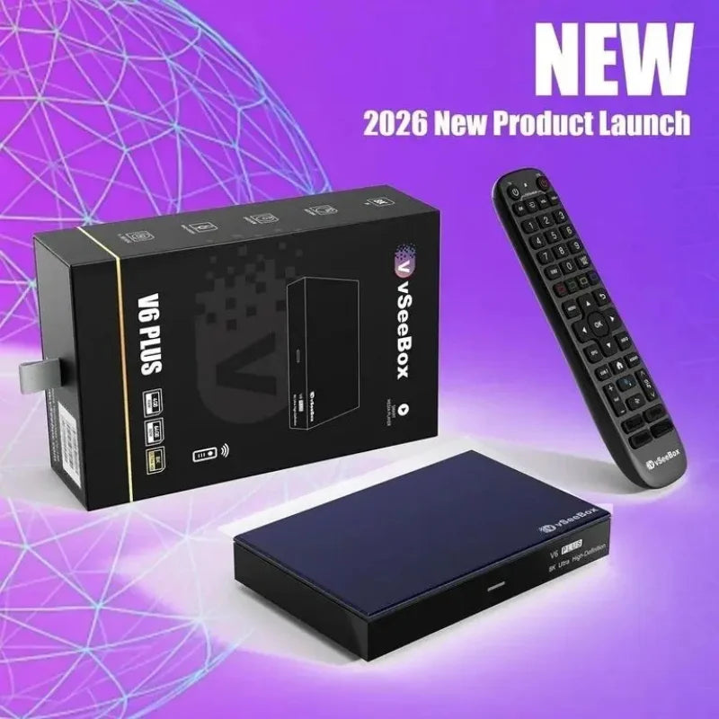 vSeeBox V6 Plus Media Streaming Device With 8K Support