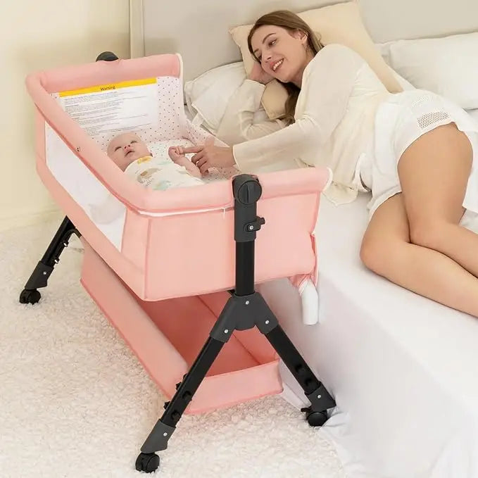 Portable Baby Bassinet And Foldable Bedside Sleeper For Infants