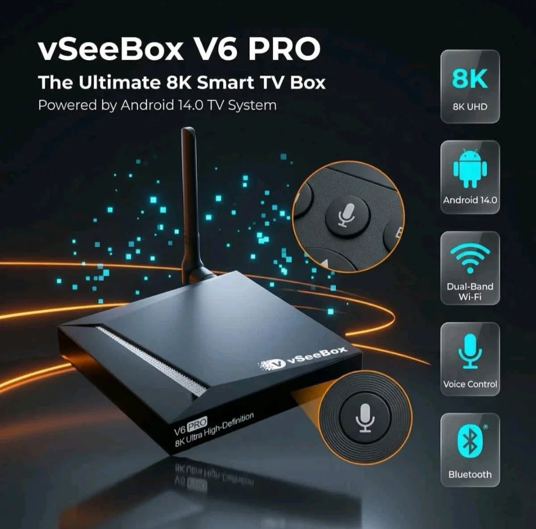 Vseebox V6 Pro Android Smart TV Box With Digital Tuner