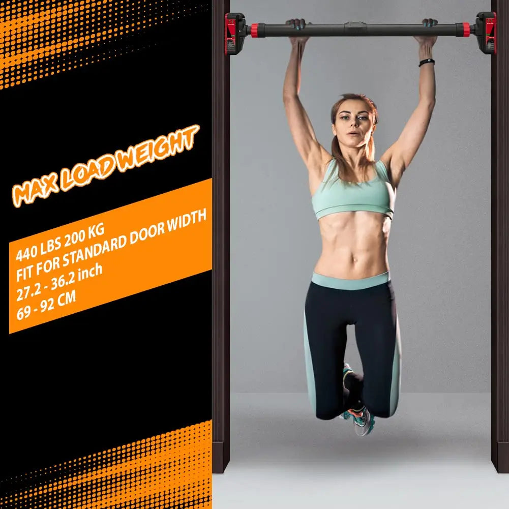 Adjustable Door Frame Pull Up Bar With Locking Mechanism