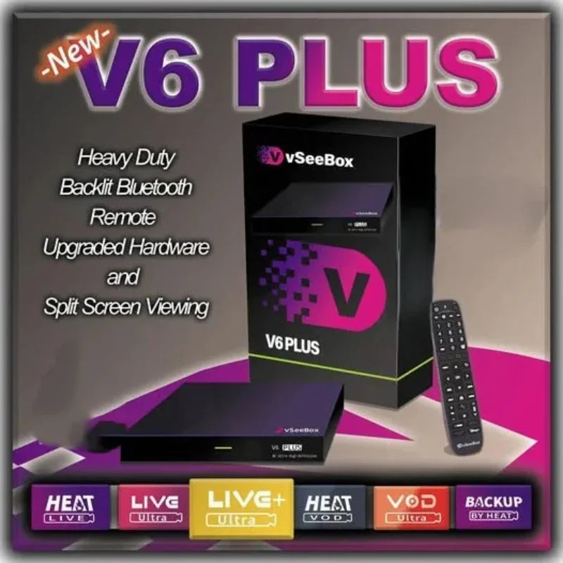 vSeeBox V6 Plus Media Streaming Device With 8K Support
