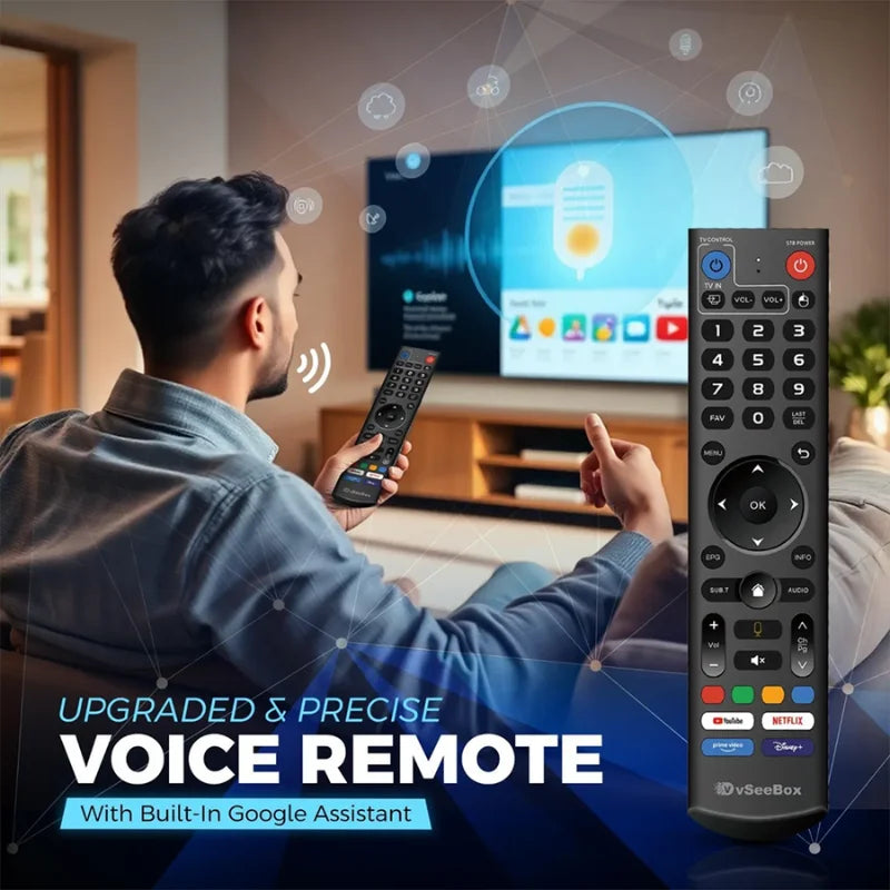 Vseebox Elite Ultra Streaming Set Top Box With Bluetooth IPTV