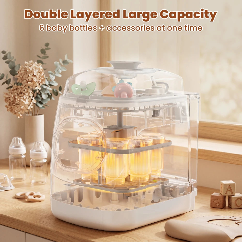 Countertop Baby Bottle Washer With Steam Sterilizer And Dryer