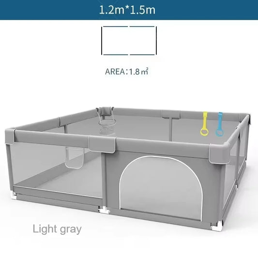IMBABY Baby Playpen With Ball Box And Child Safety Barrier