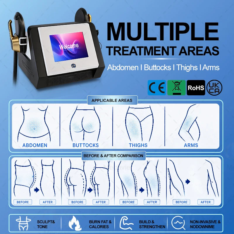 Professional Ems Muscle Stimulator Machine For Body Sculpting And Shaping