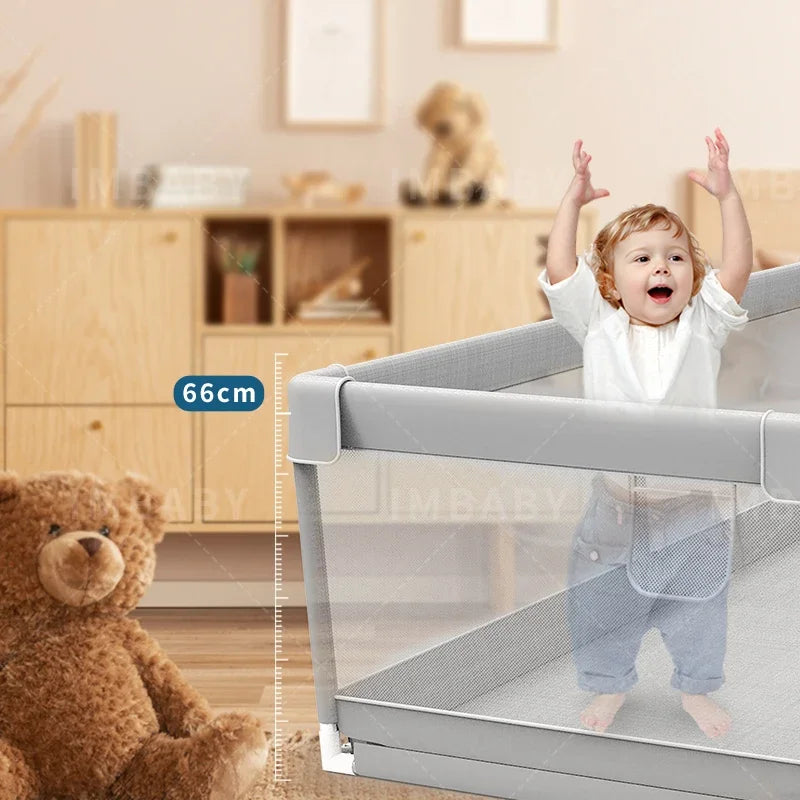 IMBABY Baby Playpen With Ball Box And Child Safety Barrier