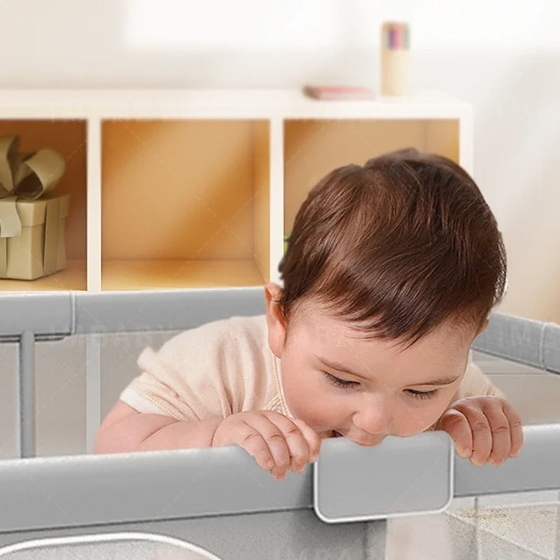 IMBABY Baby Playpen With Ball Box And Child Safety Barrier