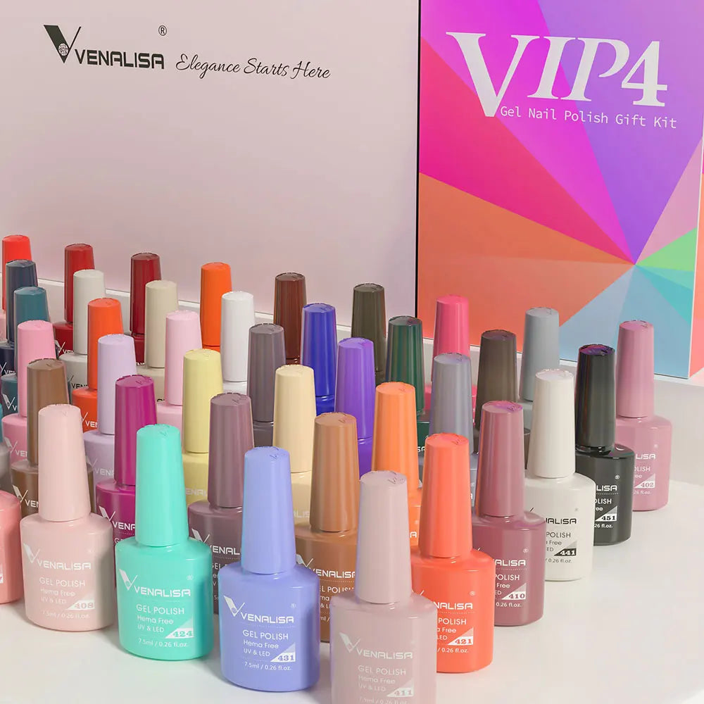 Venalisa VIP4 Gel Polish Kit Professional Tpo Free Coverage