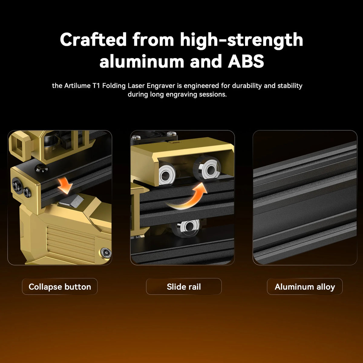 Artilume T1 Laser Engraver For Wood Metal Stone Crafts