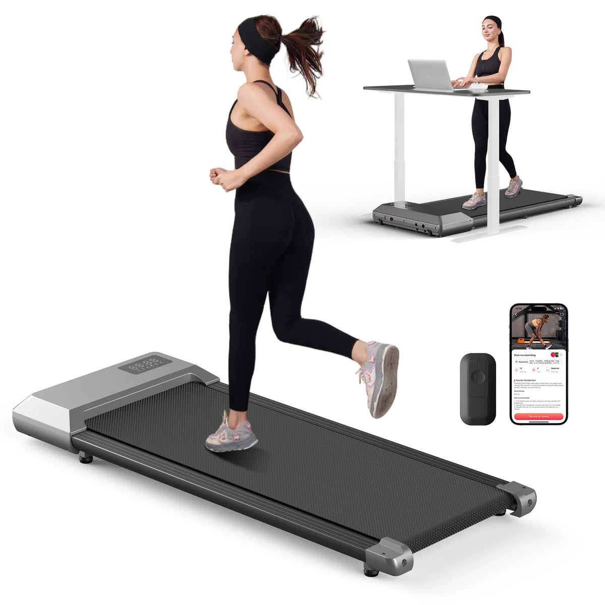 Superun Electric Home Treadmill With LCD Display And Bluetooth Connectivity