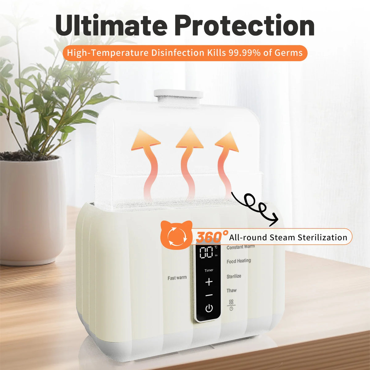 Sejoy Double Baby Bottle Warmer With Accurate Temperature Control