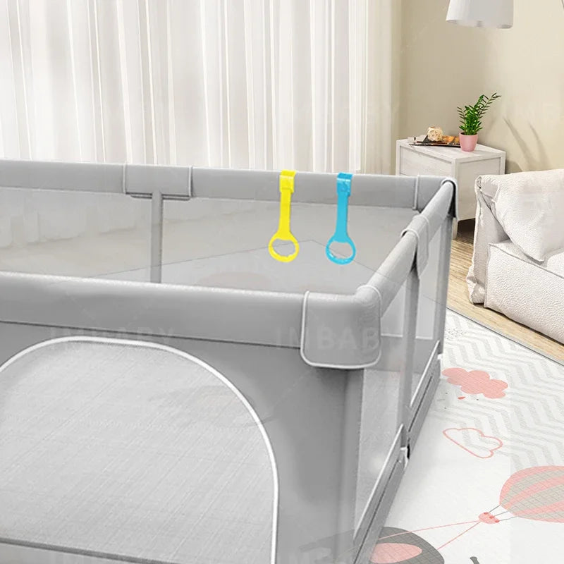IMBABY Baby Playpen With Ball Box And Child Safety Barrier