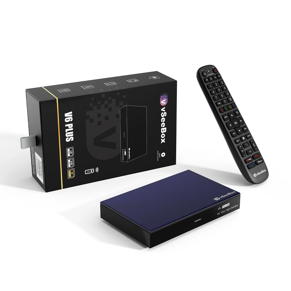 Jisyonk V6 Android TV Box 8K HD WiFi6 Voice Control