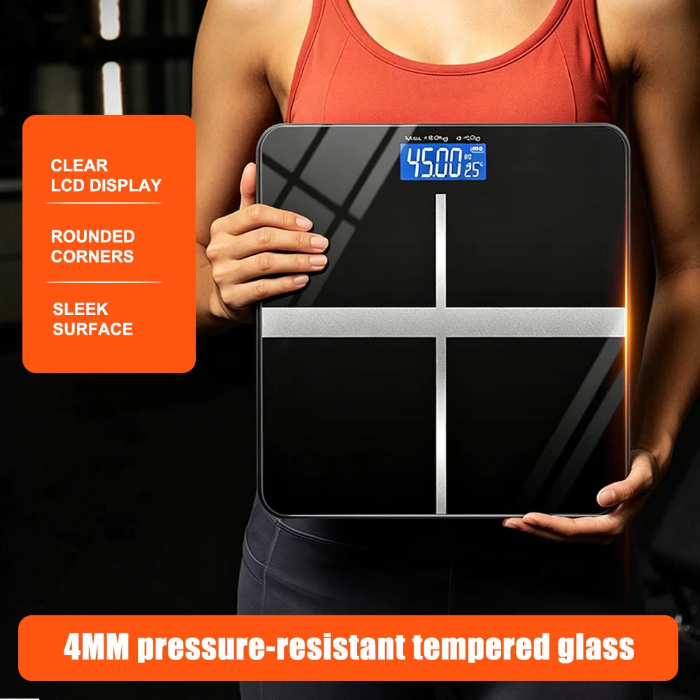 Znlyrion Digital Bathroom Scale With Tempered Glass Platform