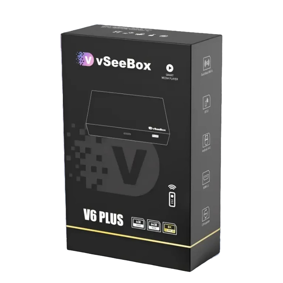 VseeBox V6 Plus Voice Control 8K Android Smart TV Box