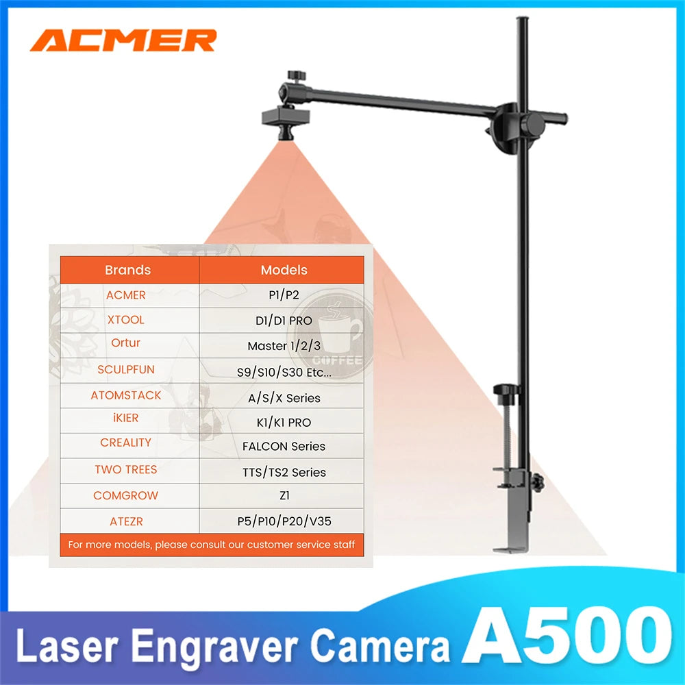 Acmer A500 Laser Camera For Lightburn Engraving Machines