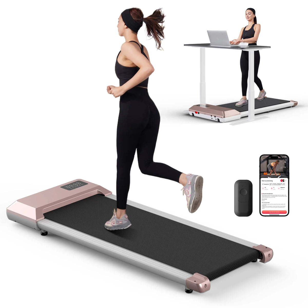 Superun Electric Home Treadmill With LCD Display And Bluetooth Connectivity