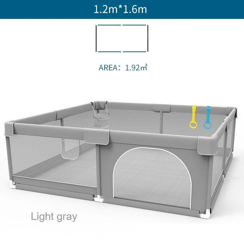 IMBABY Baby Playpen With Ball Box And Child Safety Barrier