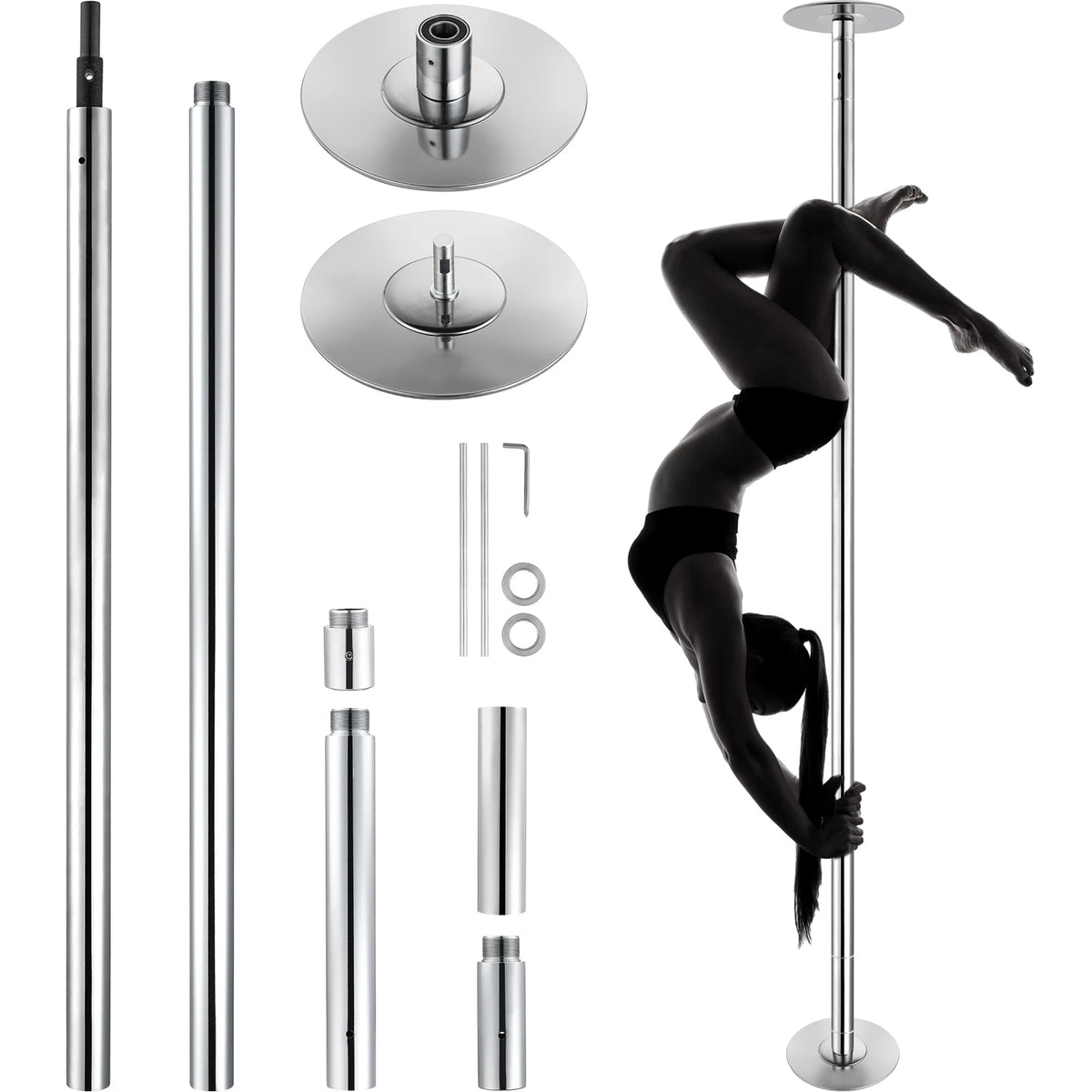 SucceBuy Professional Spinning Dancing Pole For Fitness Training