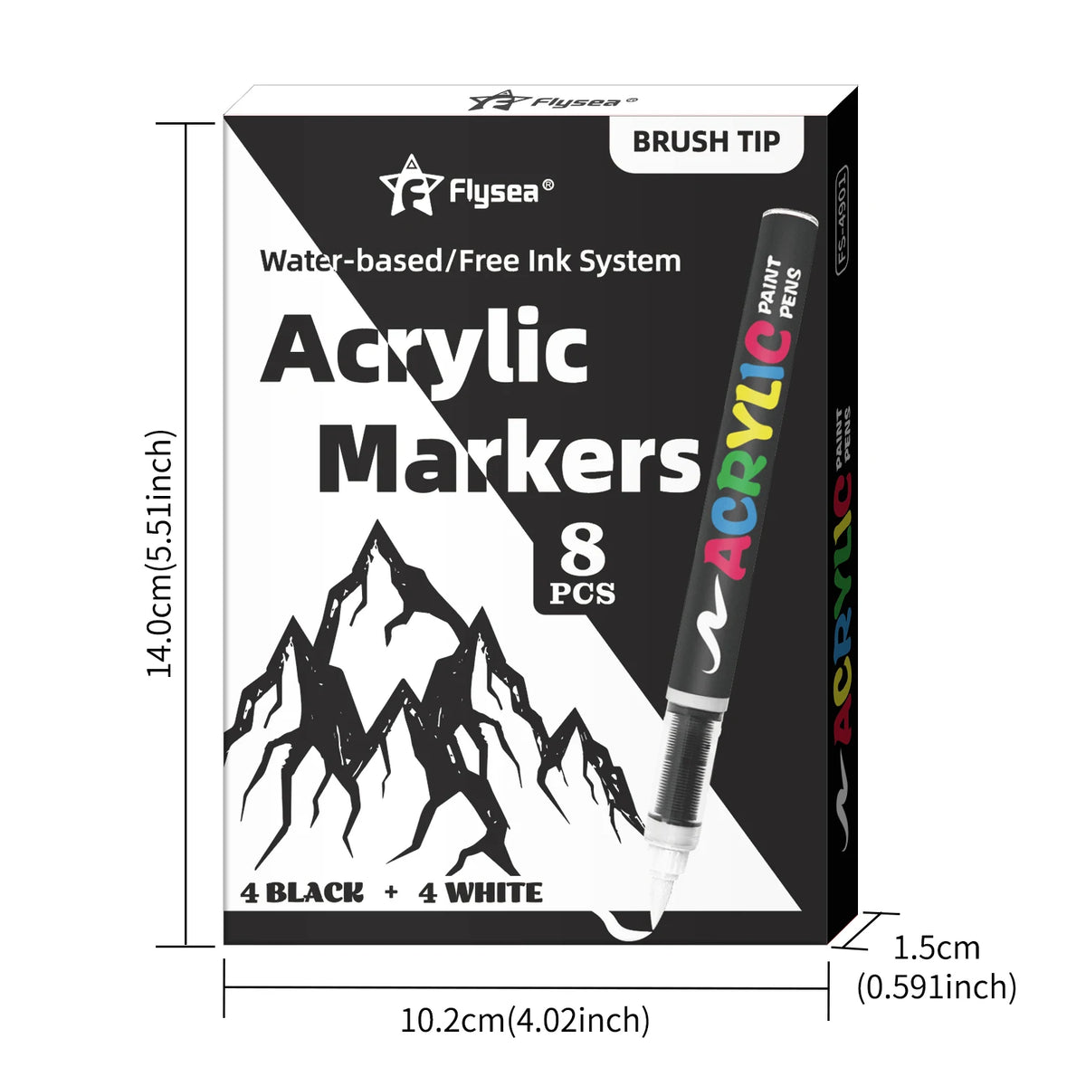 Acrylic Paint Markers Set for Illustration Sketching Wood and Glass