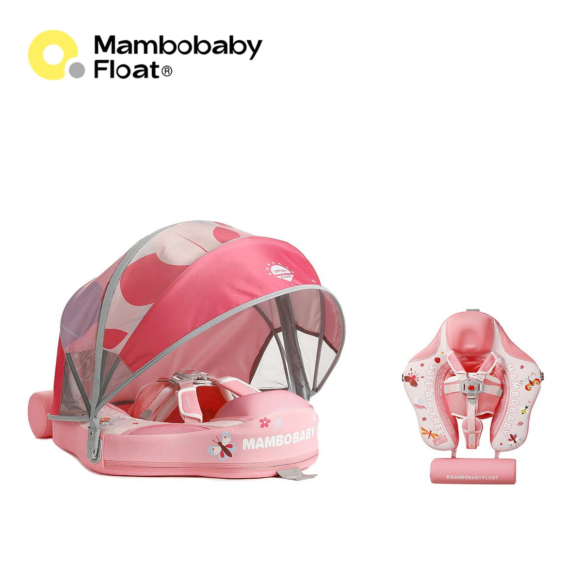 Mambobaby Air Free Chest Float With Sunshade Canopy