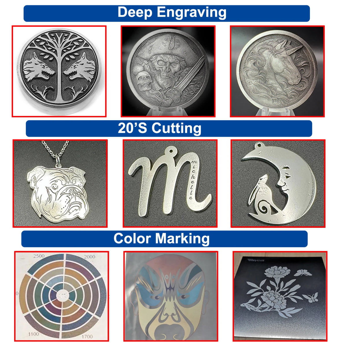 ACHI Fiber Laser Marking Machine With Smoke Purifier