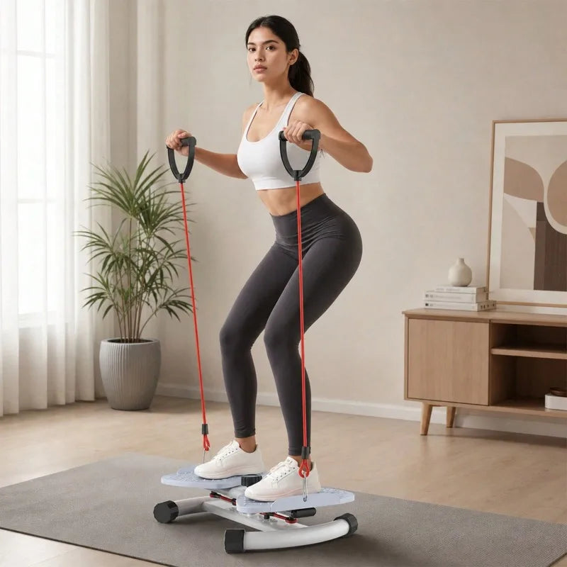 Multifunctional Twist Waist Disc Board With Resistance Bands