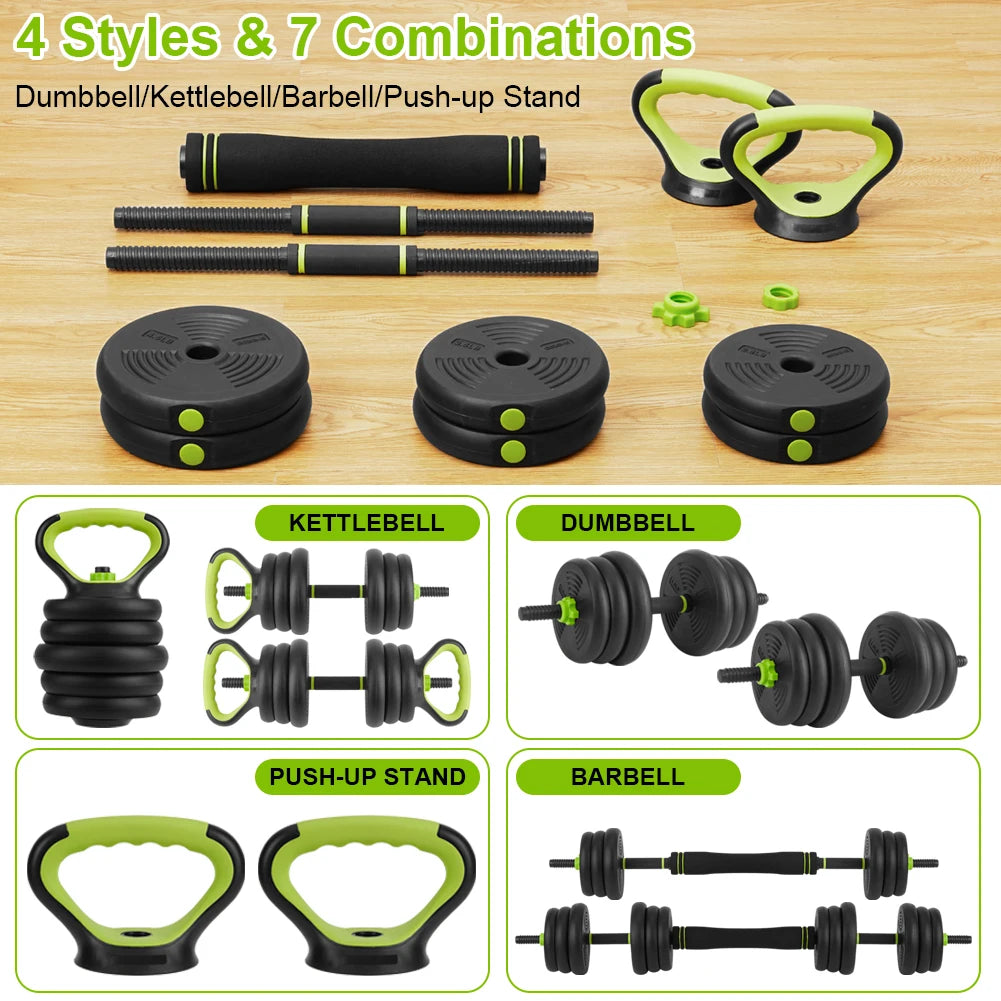 Twister Adjustable Dumbbells With Connector Home Gym Fitness Weights