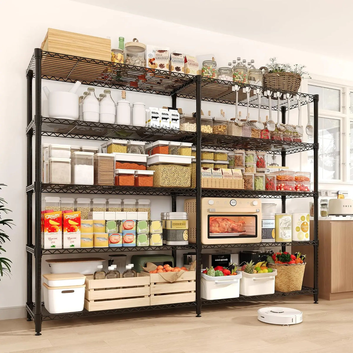 Twister Ck Heavy Duty Metal Shelving Unit For Kitchen Storage