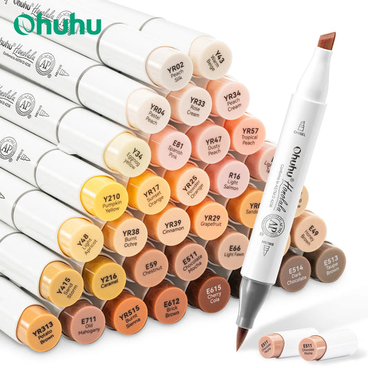 Ohuhu Honolulu Dual Tip Alcohol Art Markers With Blender