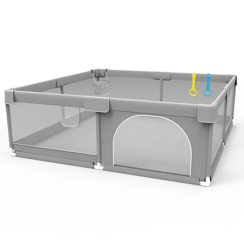 IMBABY Baby Playpen With Ball Box And Child Safety Barrier