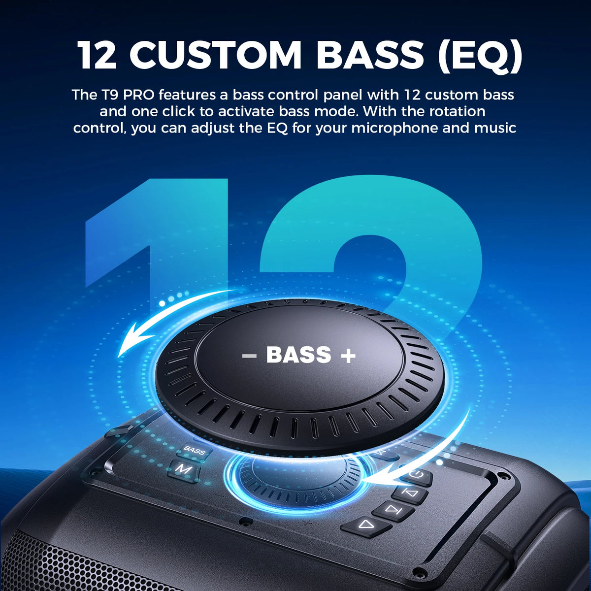 W-King Portable Bluetooth Speaker With Powerful Stereo Bass