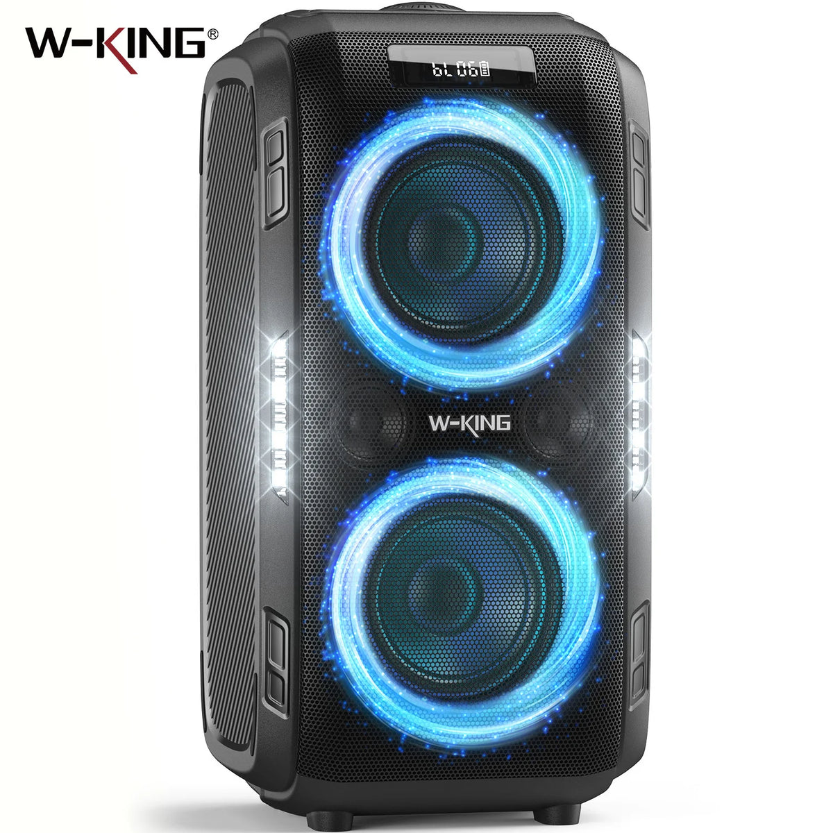 W-King Portable Bluetooth Speaker With Powerful Stereo Bass