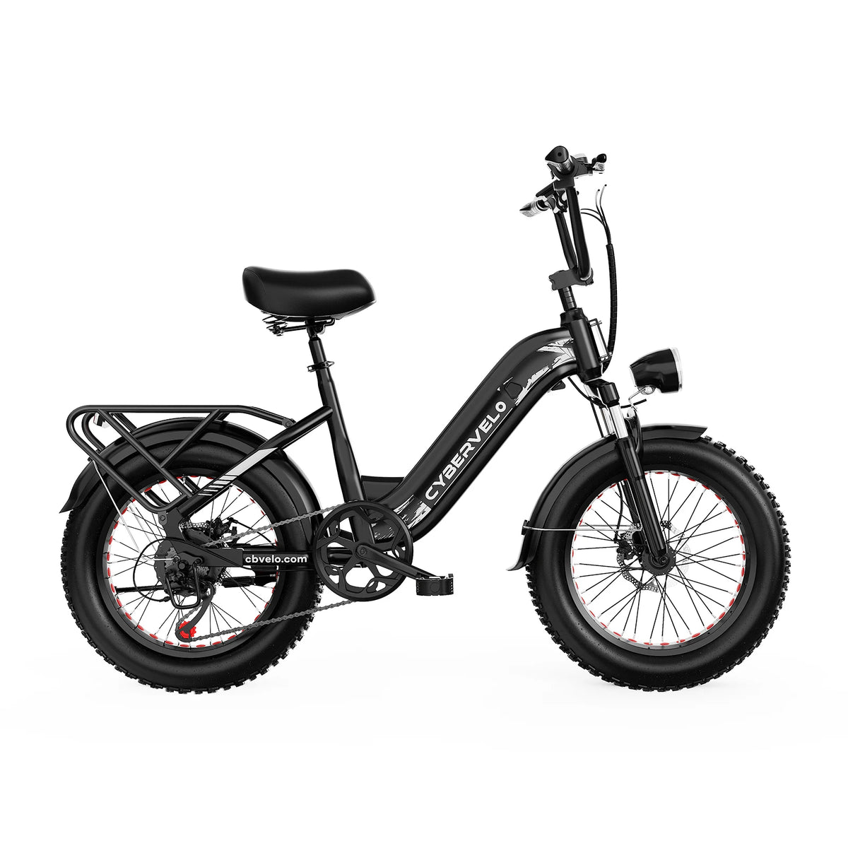 Cybervelo Step Thru Long Range Electric Bike For Daily Commuting
