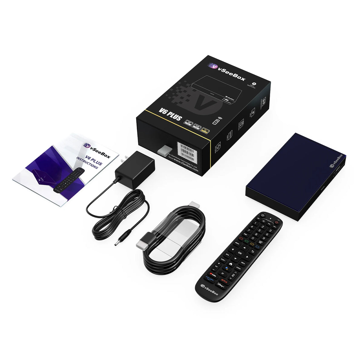 Jisyonk V6 Android TV Box 8K HD WiFi6 Voice Control