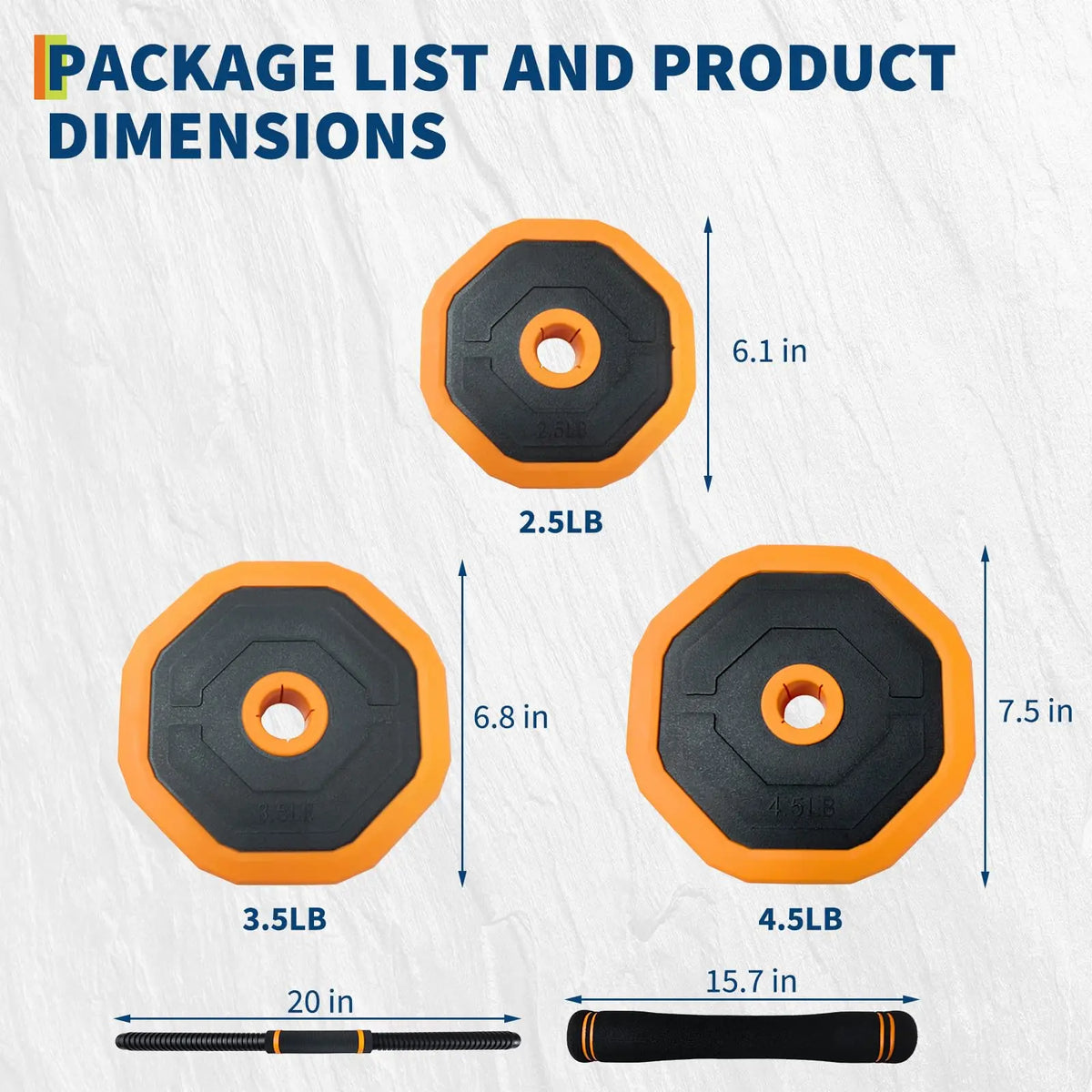 Adjustable Dumbbell Set with Connector for Barbell and Kettlebell Training