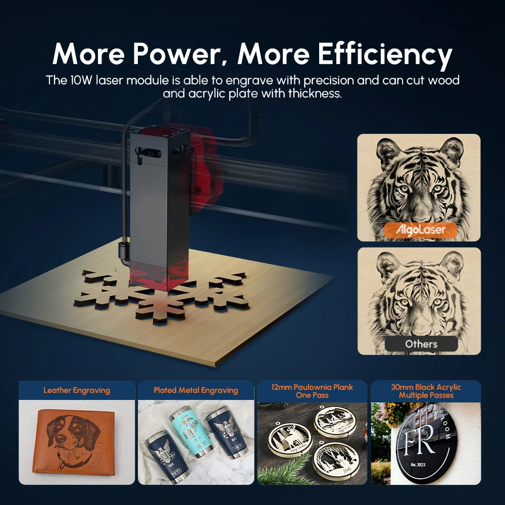 Algolaser 10W Laser Engraver And Cnc Cutter Machine