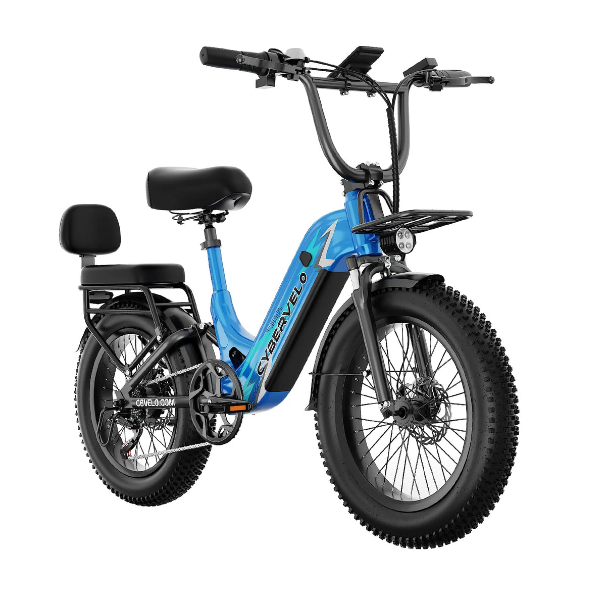 Cybervelo Step Thru Long Range Electric Bike For Daily Commuting