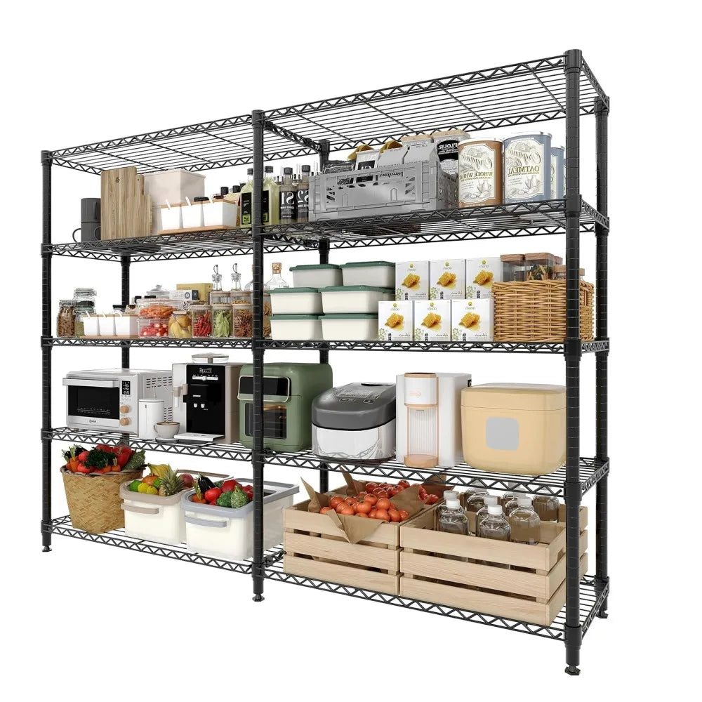 Heavy Duty Adjustable Metal Wire Storage Shelving Rack