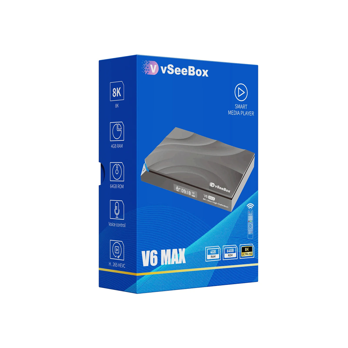 VSeeBox V6 Max 8K Android Media Box With Voice Control