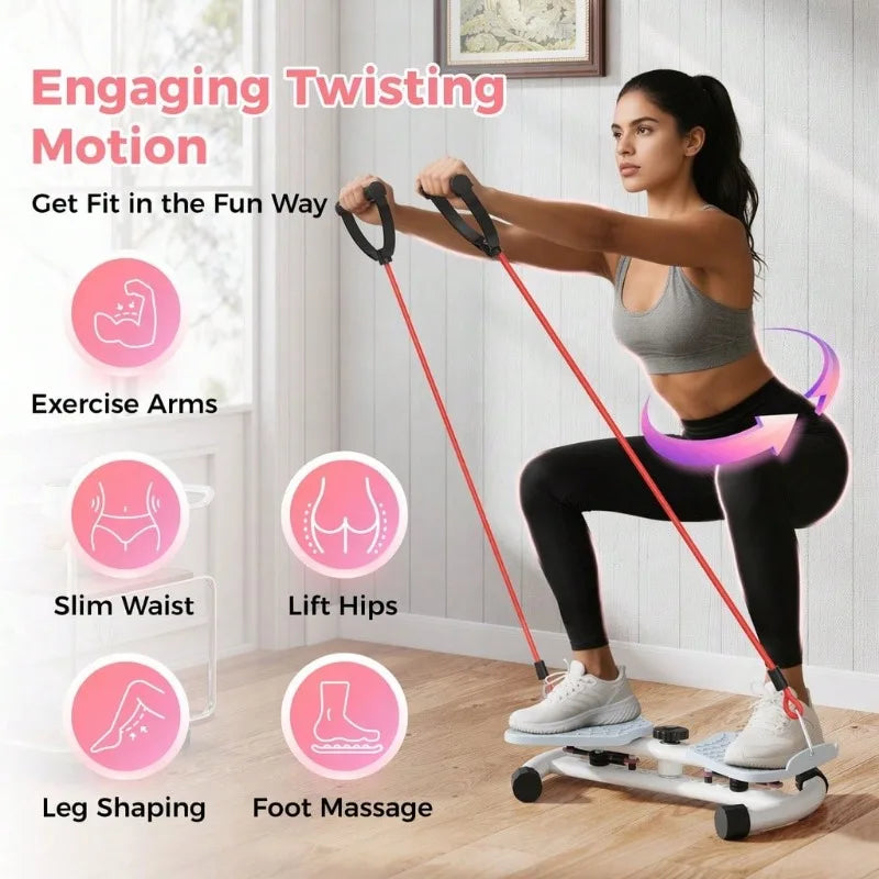 Multifunctional Twist Waist Disc Board With Resistance Bands