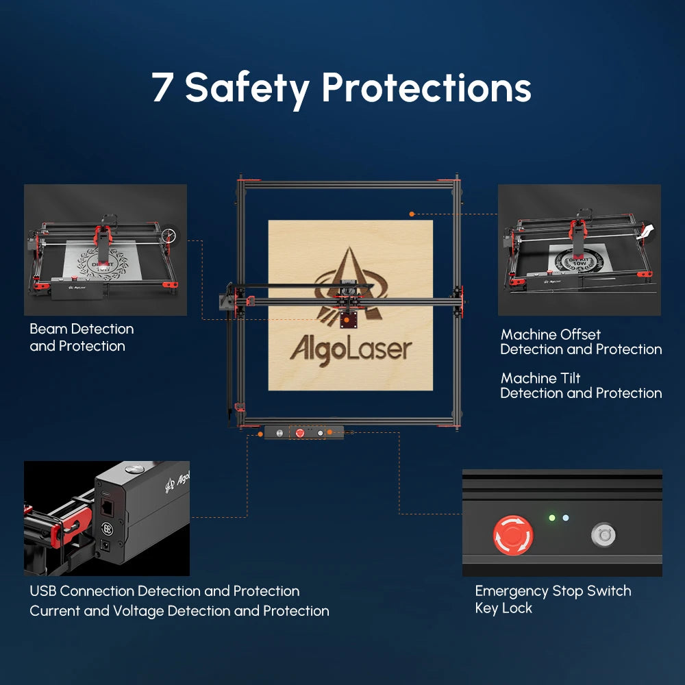 Algolaser 10W Laser Engraver And Cnc Cutter Machine