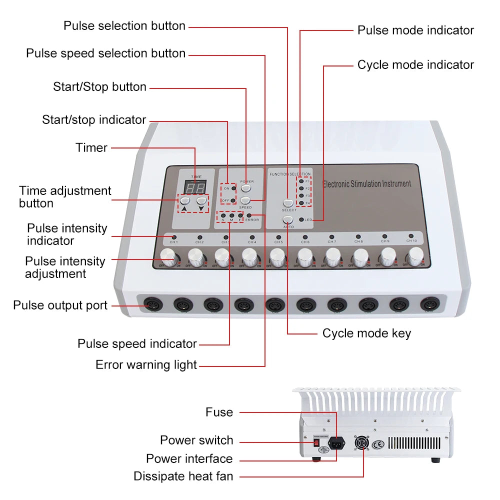 Yuet Win Ems Muscle Stimulator Massager For Body Sculpting